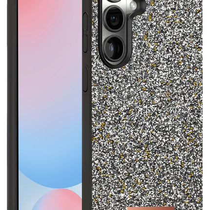 Samsung Galaxy S24 Bright Simli Kapak Kılıf - Gold