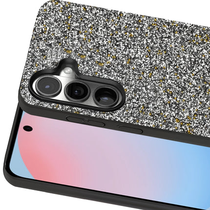 Samsung Galaxy S24 Bright Simli Kapak Kılıf - Gold 2