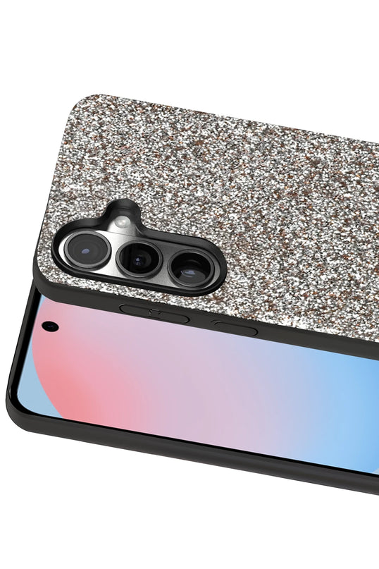 Samsung Galaxy S24 Bright Simli Kapak Kılıf - Gümüş 2
