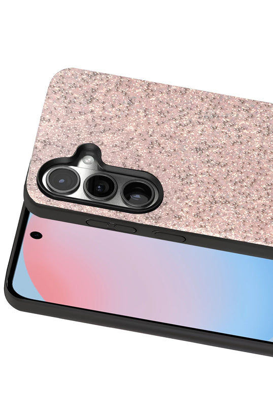 Samsung Galaxy S24 Bright Simli Kapak Kılıf - Pembe 2