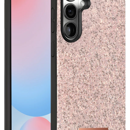 Samsung Galaxy S24 Bright Simli Kapak Kılıf - Pembe