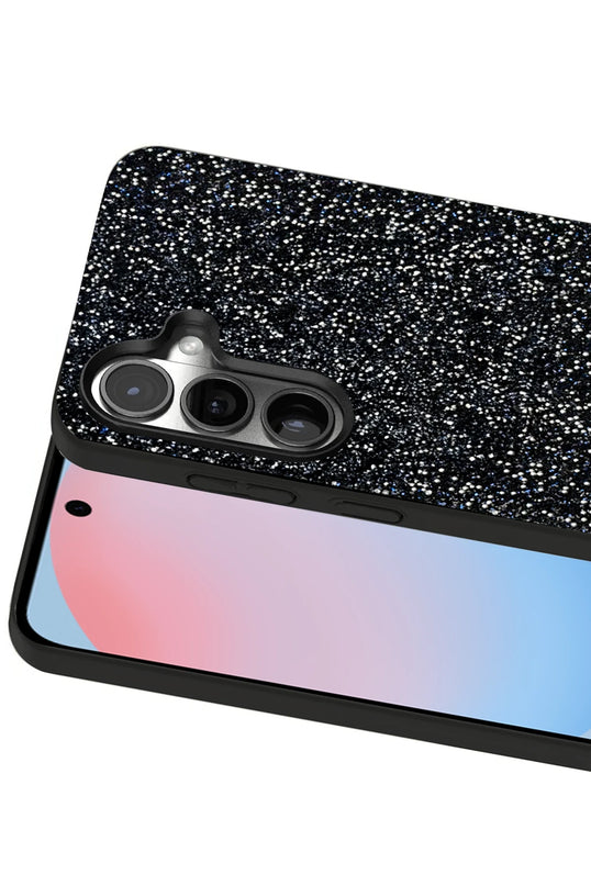 Samsung Galaxy S24 Bright Simli Kapak Kılıf - Siyah 2