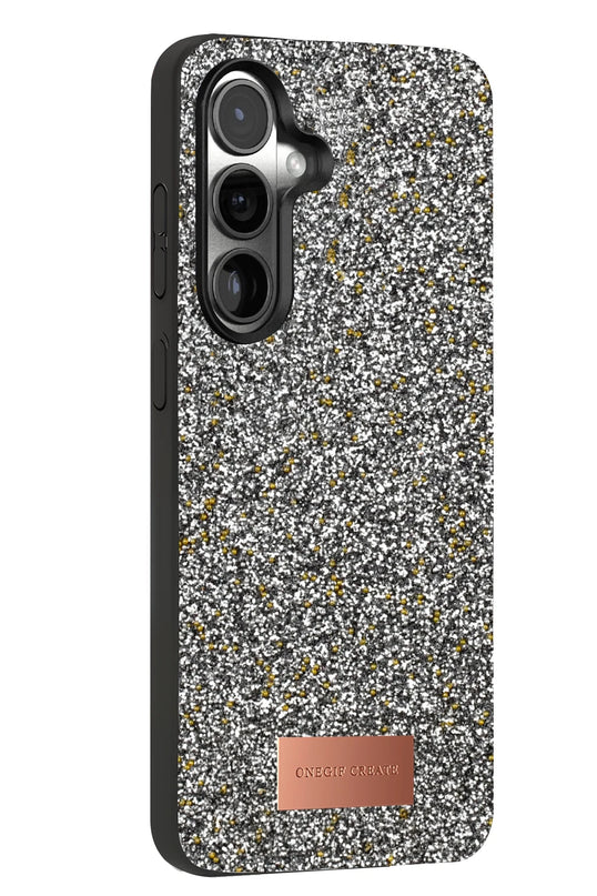 Samsung Galaxy S24 Plus Bright Simli Kapak Kılıf - Gold 3