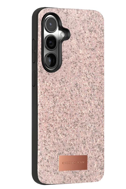 Samsung Galaxy S24 Plus Bright Simli Kapak Kılıf - Pembe 3