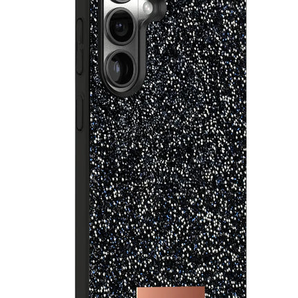 Samsung Galaxy S24 Plus Bright Simli Kapak Kılıf - Siyah 3