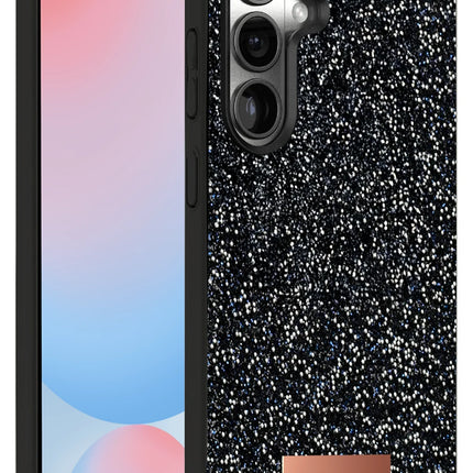 Samsung Galaxy S24 Plus Bright Simli Kapak Kılıf - Siyah