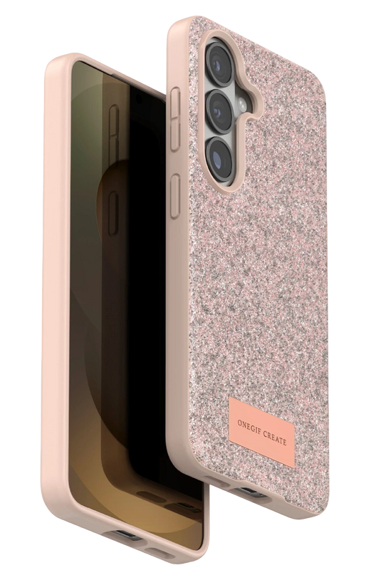 Samsung Galaxy S26 Plus Bright Simli Kapak Kılıf - Pembe