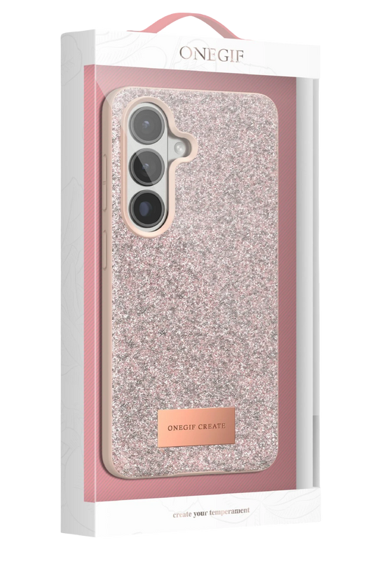 Samsung Galaxy S26 Plus Bright Simli Kapak Kılıf - Siyah 4