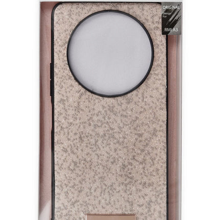 Xiaomi Redmi A3 4G Bright Simli Kapak Kılıf - Gold 3