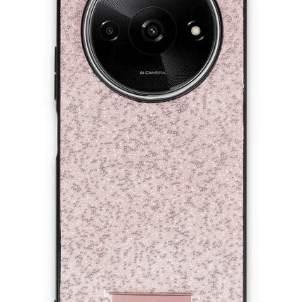 Xiaomi Redmi A3 4G Bright Simli Kapak Kılıf - Pembe