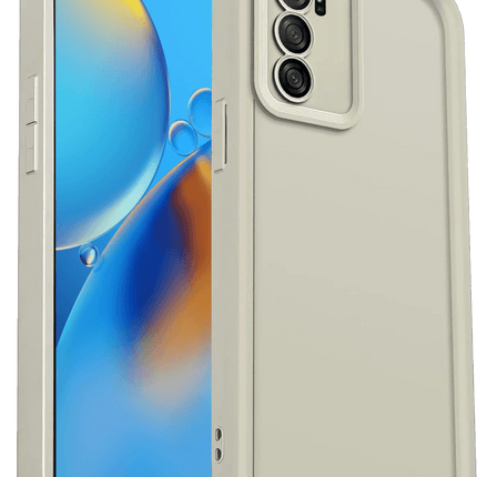 Oppo A16 Viera Silikon Kılıf - Krem