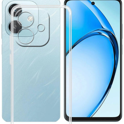 Oppo A3 Lüx Şeffaf Silikon Kılıf