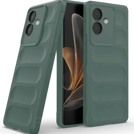 Oppo A3 Optimum Silikon Kılıf - Koyu Yeşil