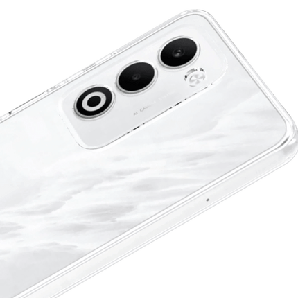 Oppo A5 4G Lüx Şeffaf Silikon Kılıf 4