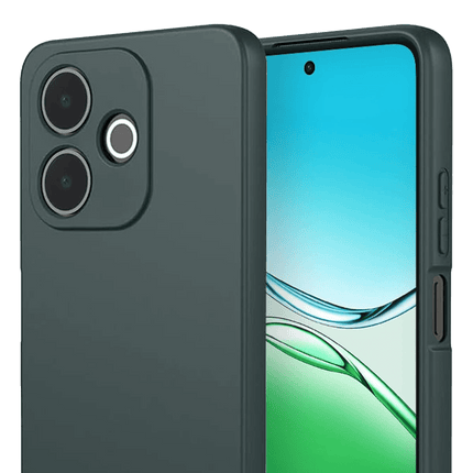 Oppo A5 Pro 4G First Silikon Kılıf - Koyu Yeşil 2