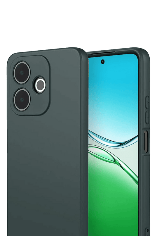 Oppo A5 Pro 4G First Silikon Kılıf - Koyu Yeşil 2