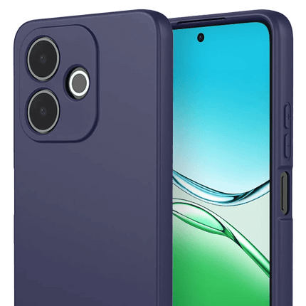 Oppo A5 Pro 4G First Silikon Kılıf - Lacivert 2