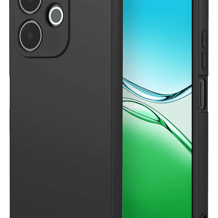 Oppo A5 Pro 4G First Silikon Kılıf - Siyah