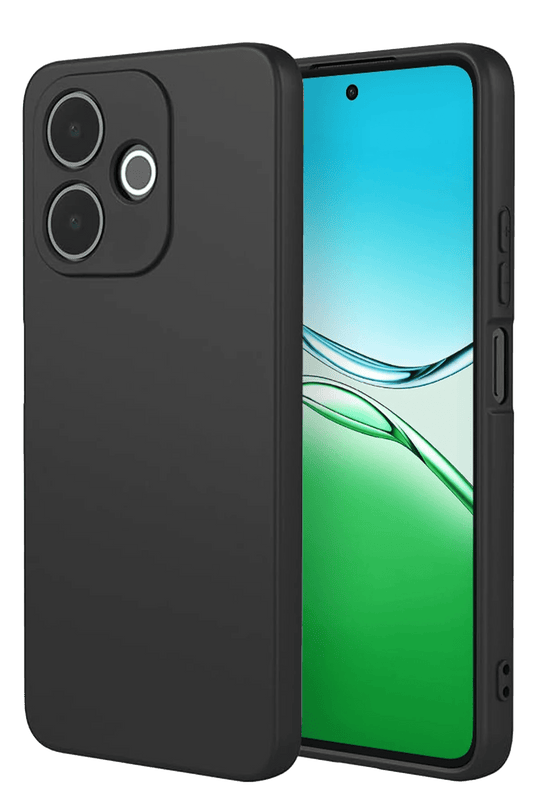 Oppo A5 Pro 4G First Silikon Kılıf - Siyah
