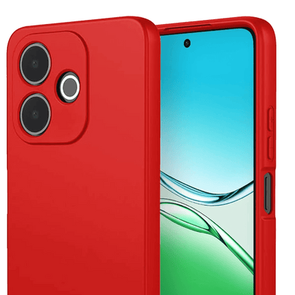 Oppo A5 Pro 4G First Silikon Kılıf - Kırmızı 2