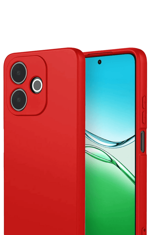 Oppo A5 Pro 4G First Silikon Kılıf - Kırmızı 2