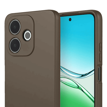 Oppo A5 Pro 4G First Silikon Kılıf - Kahverengi 2