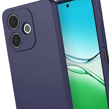 Oppo A5 Pro 4G First Silikon Kılıf - Lacivert 3
