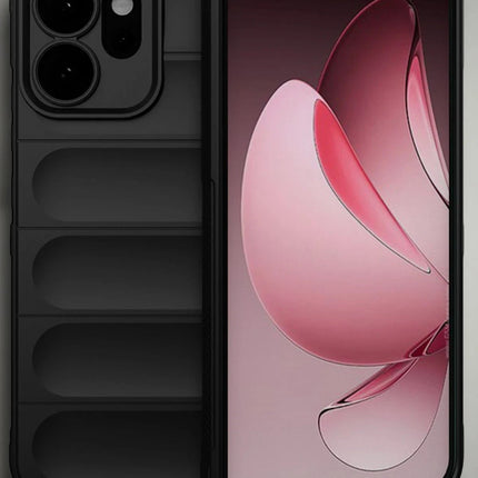 Oppo Reno 14 Optimum Silikon Kılıf - Siyah 3