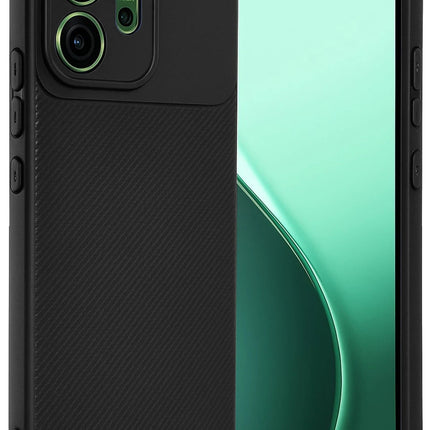 Oppo Reno 14F Auto Focus Karbon Kapak Kılıf - Siyah