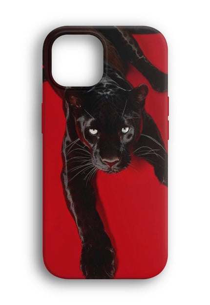 Panther on Red Telefon Kılıfı