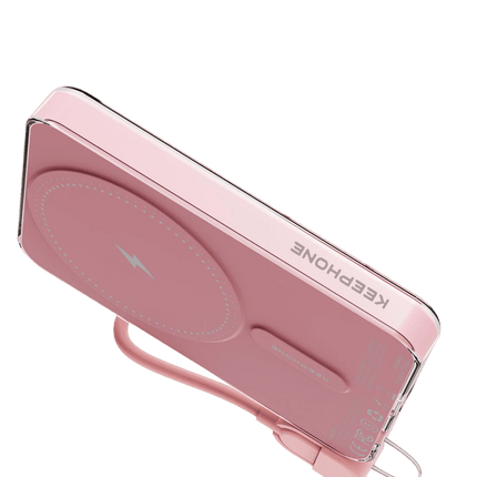 PB52 IceMag 5.000 mAh Type-C 20W PD Magsafe Destekli Powerbank - Pembe 2