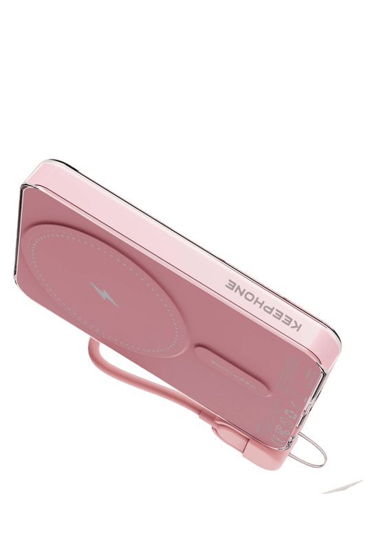 PB52 IceMag 5.000 mAh Type-C 20W PD Magsafe Destekli Powerbank - Pembe 2