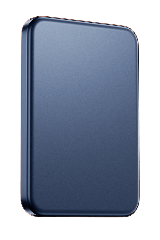 PB59 Glossey 5.000 mAh 20W Type-C ve 15W Kablosuz Şarj Destekli Magsafe Powerbank - Lacivert 2
