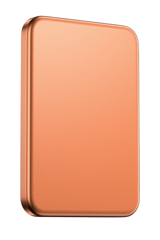 PB59 Glossey 5.000 mAh 20W Type-C ve 15W Kablosuz Şarj Destekli Magsafe Powerbank - Turuncu 2