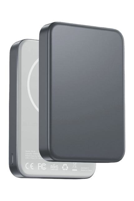 PB60 Glossey 10.000 mAh 22.5W USB 20W Type-C ve 15W Kablosuz Şarj Semi Solid Destekli Magsafe Powerbank