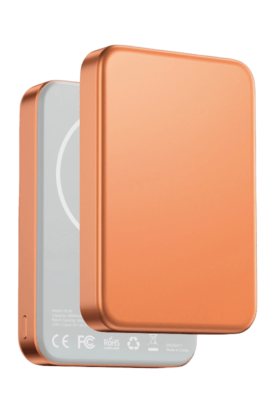PB60 Glossey 10.000 mAh 22.5W USB 20W Type-C ve 15W Kablosuz Şarj Semi Solid Destekli Magsafe Powerbank