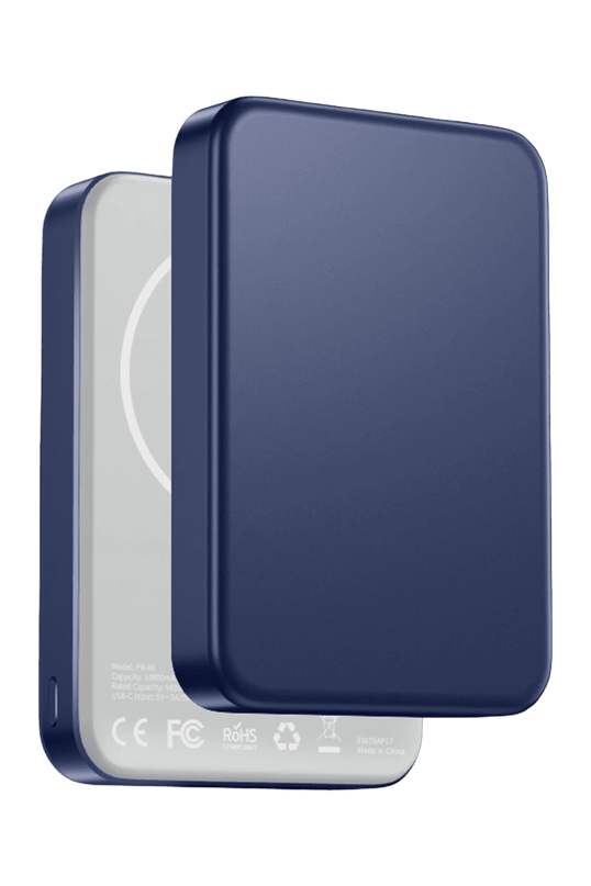 PB60 Glossey 10.000 mAh 22.5W USB 20W Type-C ve 15W Kablosuz Şarj Semi Solid Destekli Magsafe Powerbank