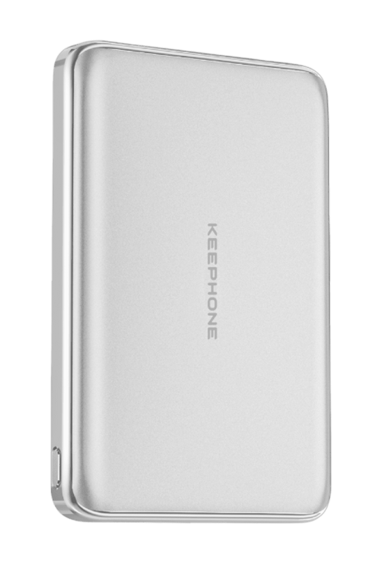PB67 Shanks 5.000 mAh 25W Qi2 MagSafe ve Semi Solid Destekli Powerbank - Gümüş 2
