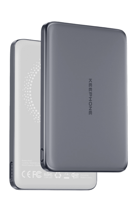 PB67 Shanks 5.000 mAh 25W Qi2 MagSafe ve Semi Solid Destekli Powerbank - Siyah