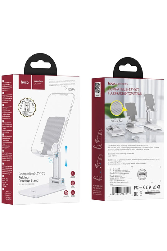 PH29A Katlanabilir Masaüstü Holder - Beyaz 4