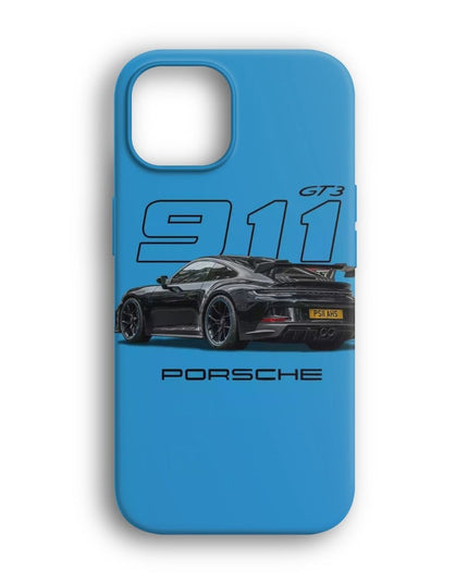 Porsche 911 Mavi Telefon Kılıfı