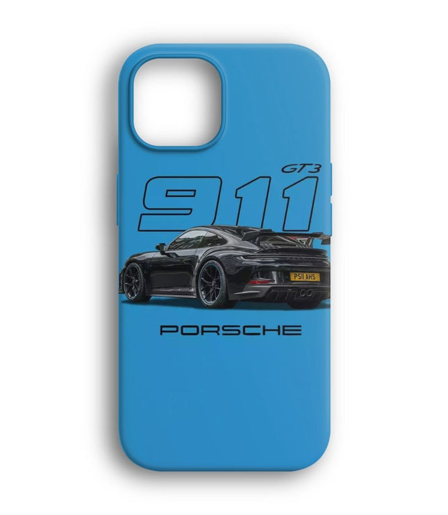 Porsche 911 Mavi Telefon Kılıfı