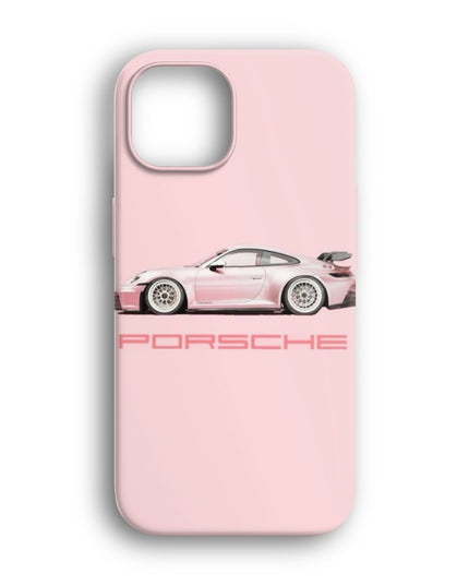Porsche Pembe Telefon Kılıfı