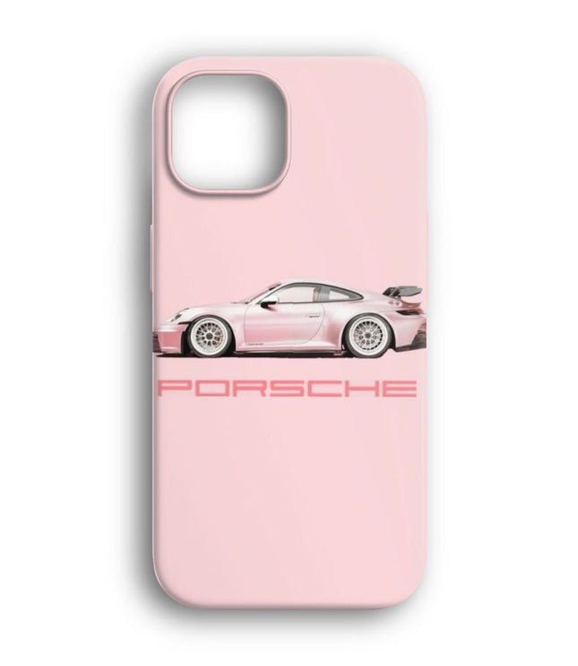 Porsche Pembe Telefon Kılıfı