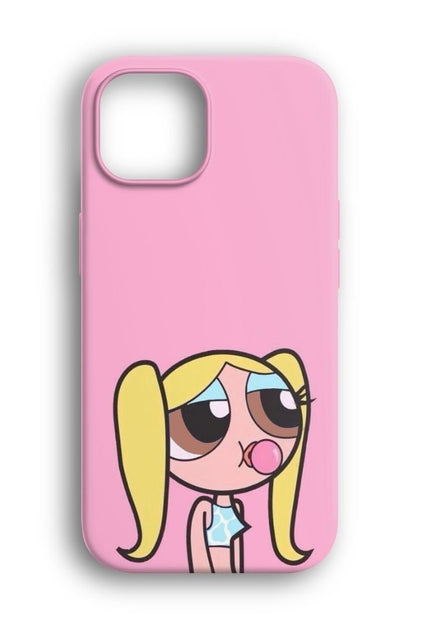 Powerpuff Girls Bubbles Pink Telefon Kılıfı