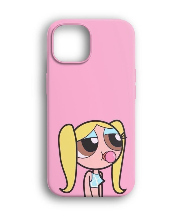 Powerpuff Girls Bubbles Pink Telefon Kılıfı