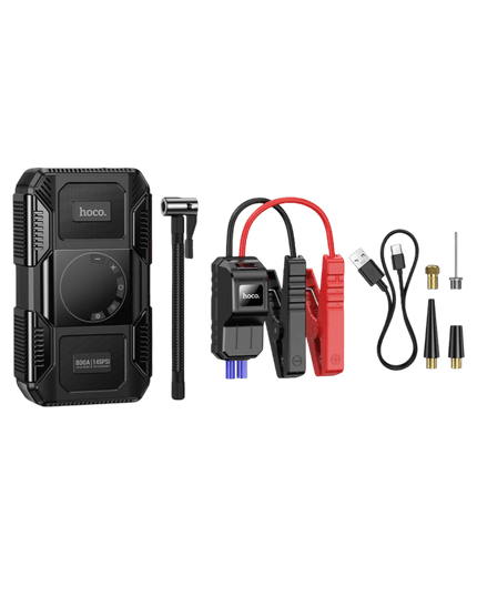 QS6 29.6W Akıllı Hava Pompası ve Acil Marş Destekli 8.000 mAh Powerbank 6