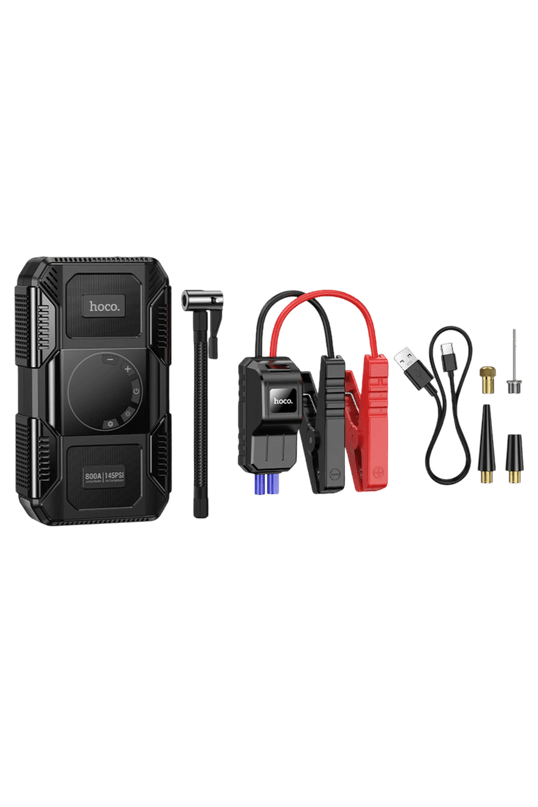 QS6 29.6W Akıllı Hava Pompası ve Acil Marş Destekli 8.000 mAh Powerbank 6