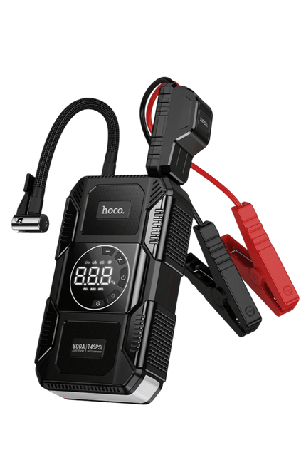 QS6 29.6W Akıllı Hava Pompası ve Acil Marş Destekli 8.000 mAh Powerbank