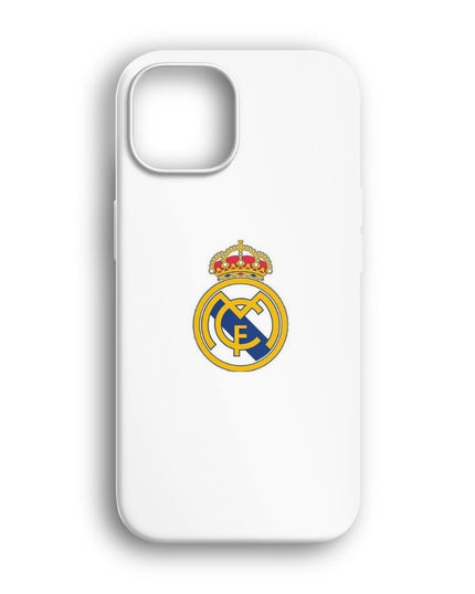 Real Madrid Amblem Beyaz Telefon Kılıfı